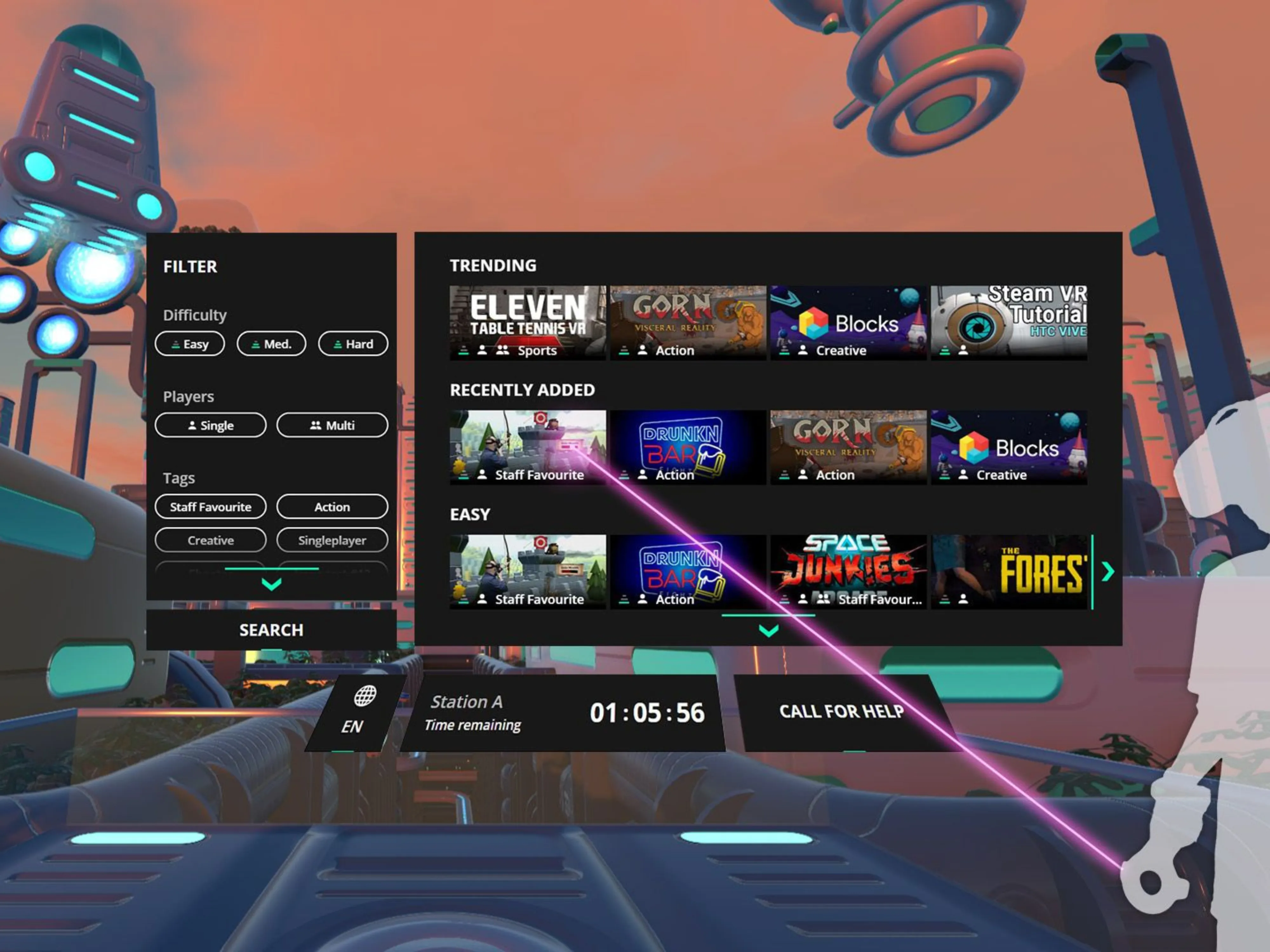 Virtual Reality Game